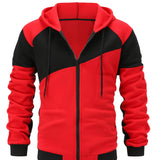 Carter | Colour Block Hooded Zip Jacket