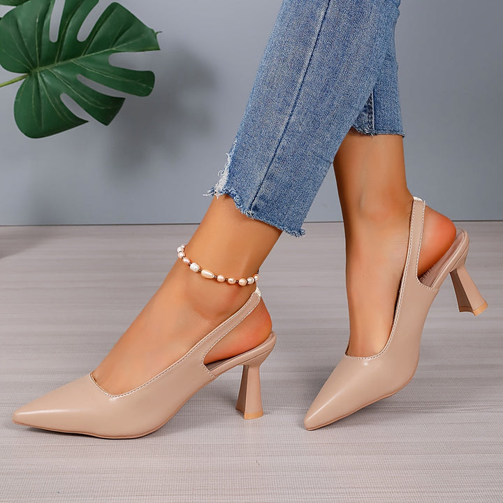 Esther | Refined Pointed Slingback Heels
