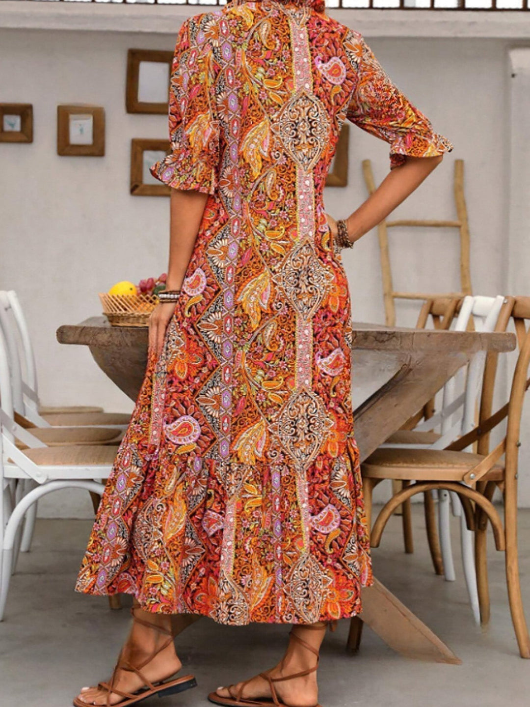 Prudence | Bohemian Flowing Maxi Dress