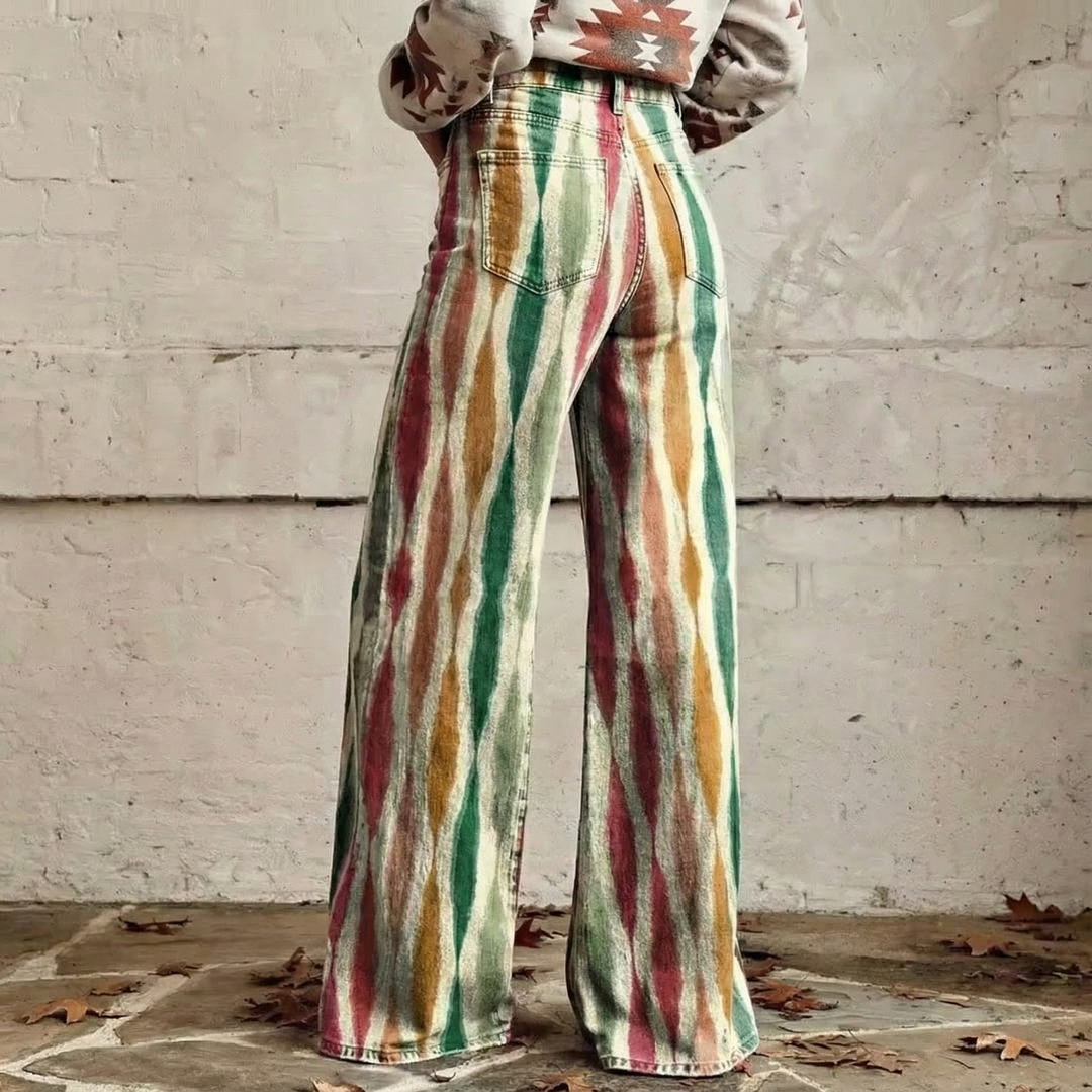 Romy | Flowing Wide-Leg Boho Trousers