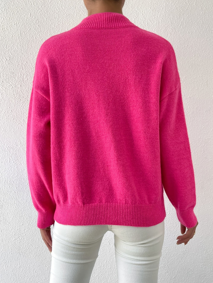 Sloane | Relaxed Mock Neck Jumper