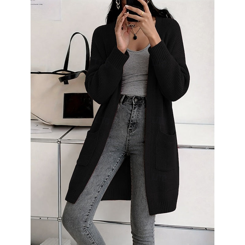 Tamara | Longline Open-Front Cardigan