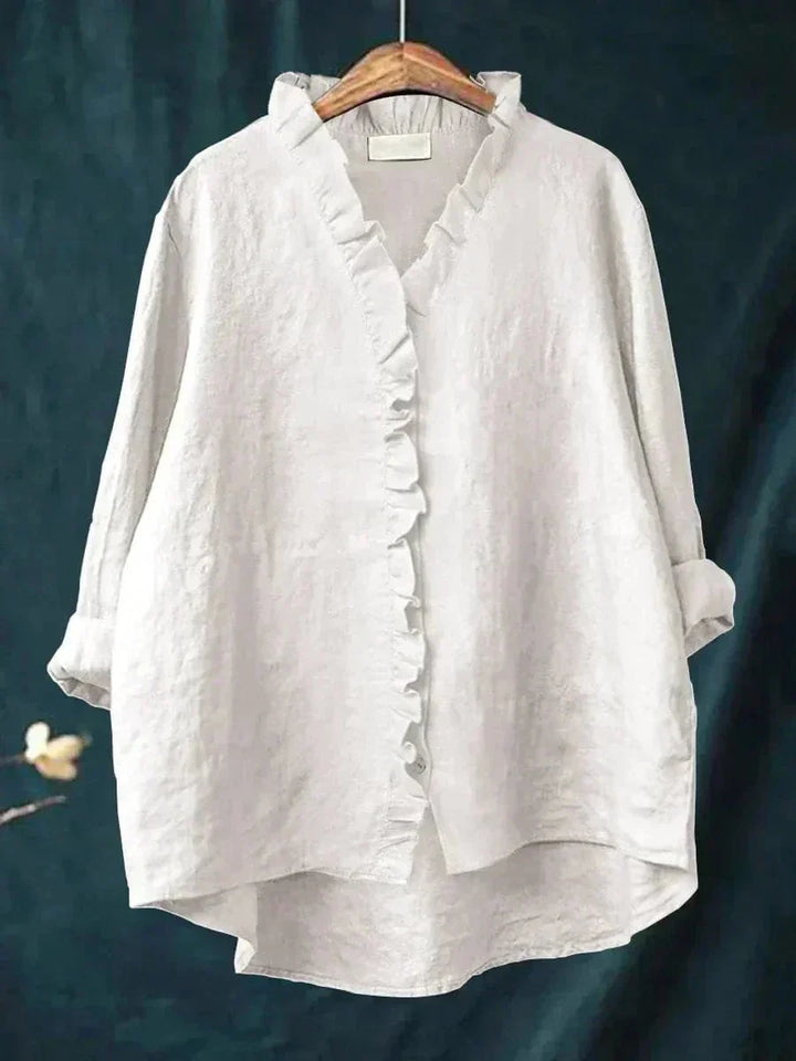 Lena | Ruffle-Trim Blouse
