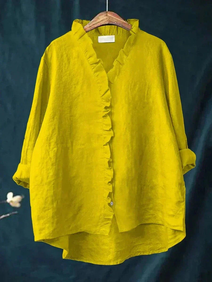 Lena | Ruffle-Trim Blouse