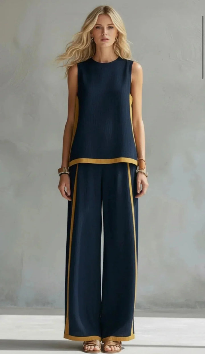Maren | Sleeveless Wide-Leg Two-Piece Set