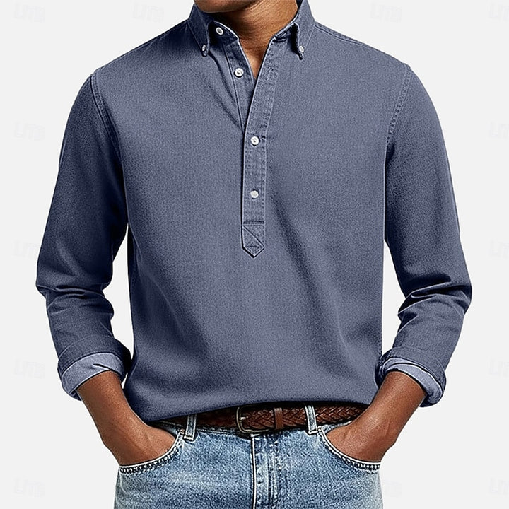 Nolan | Relaxed Popover Shirt