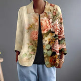 Marisol | Blooming Open-Front Jacket