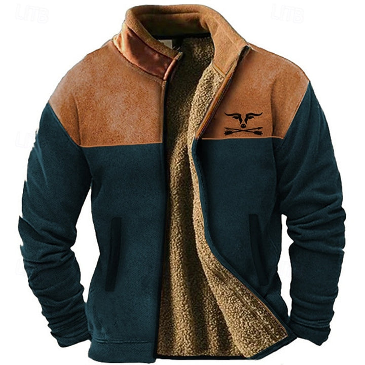 Wyatt | Colour-Block Fleece Jacket