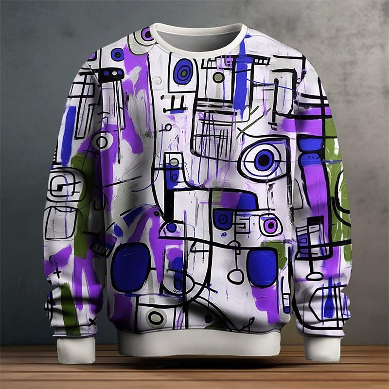 Julian | Artful Print Sweatshirt