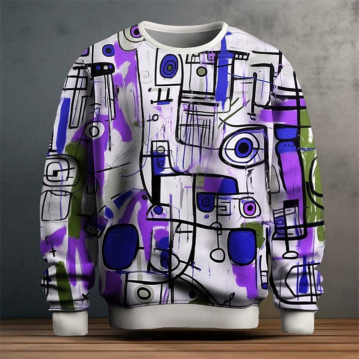 Julian | Artful Print Sweatshirt