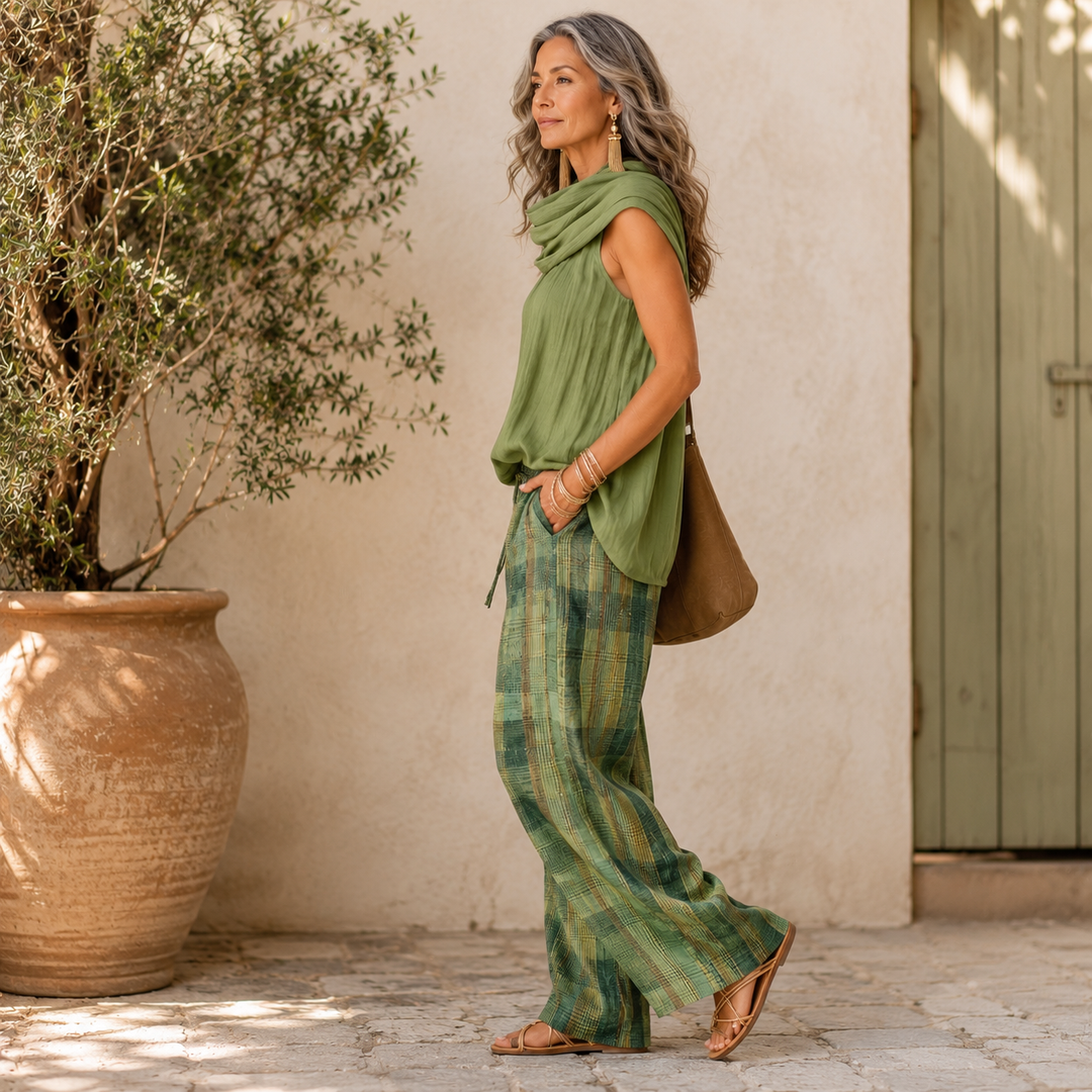Sybil | Relaxed Wide-Leg Two-Piece Set