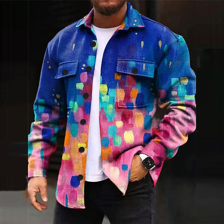Desmond | Artful Patterned Overshirt