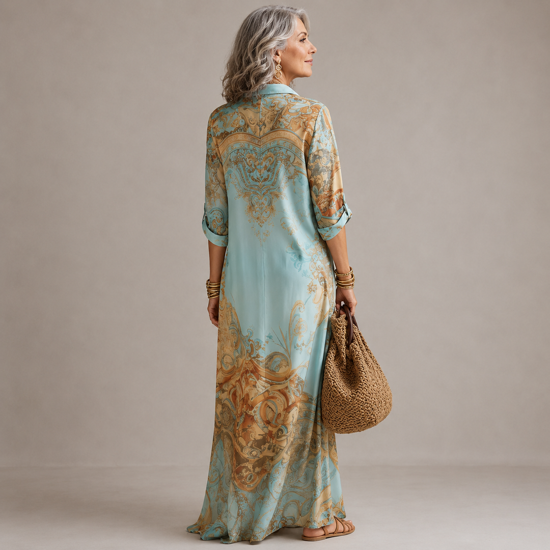Marisol | Flowing Print Maxi Dress