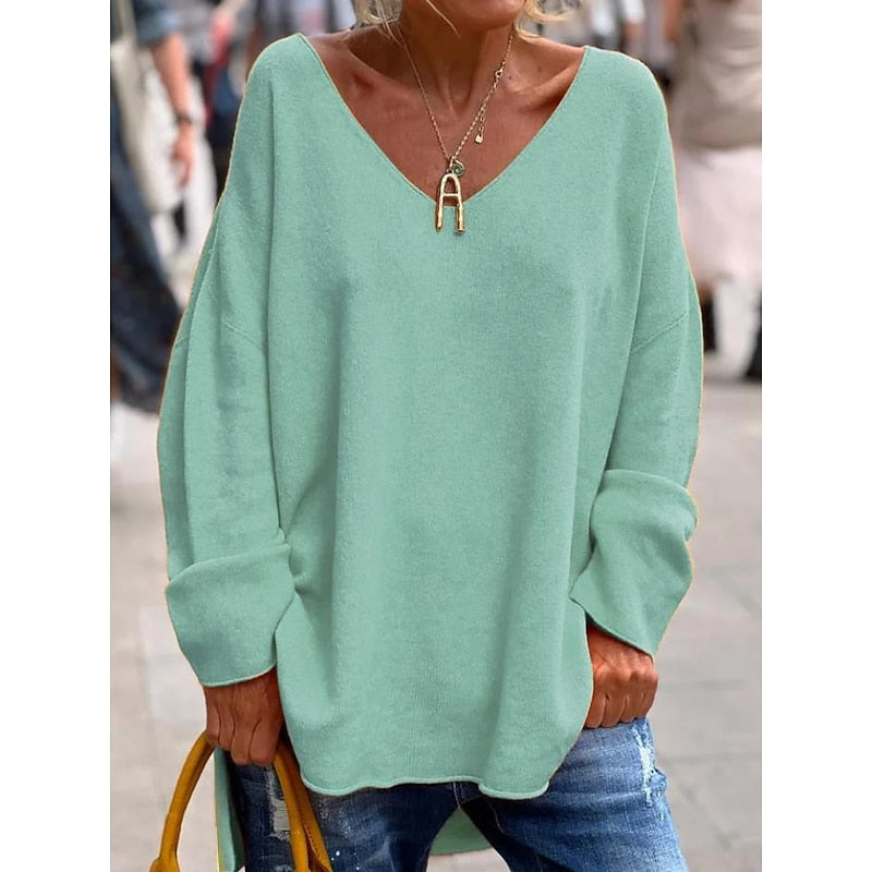 Eliora | Relaxed V-Neck Tunic Top