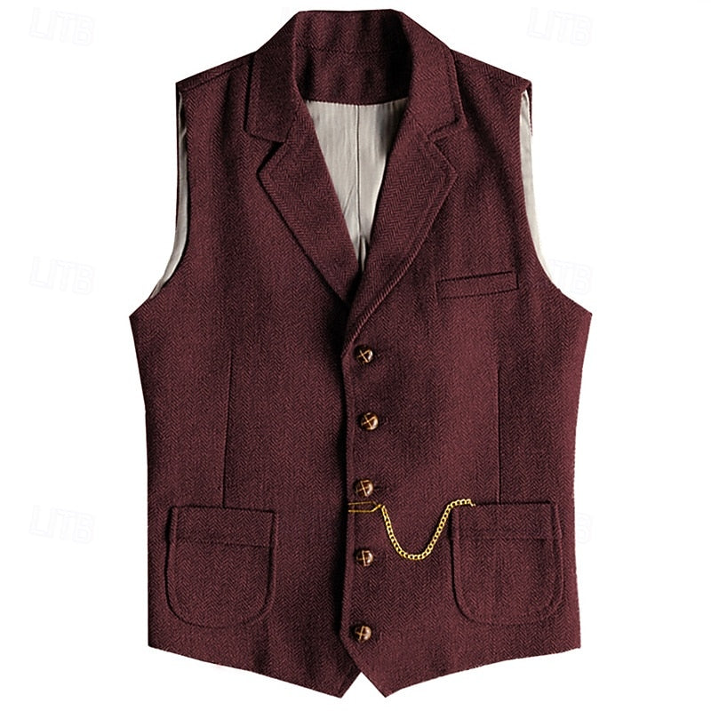 Nathaniel | Tailored Single-Breasted Waistcoat