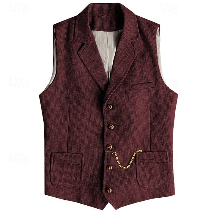 Nathaniel | Tailored Single-Breasted Waistcoat