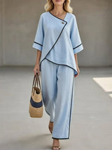 Belinda | Asymmetric Two-Piece Set