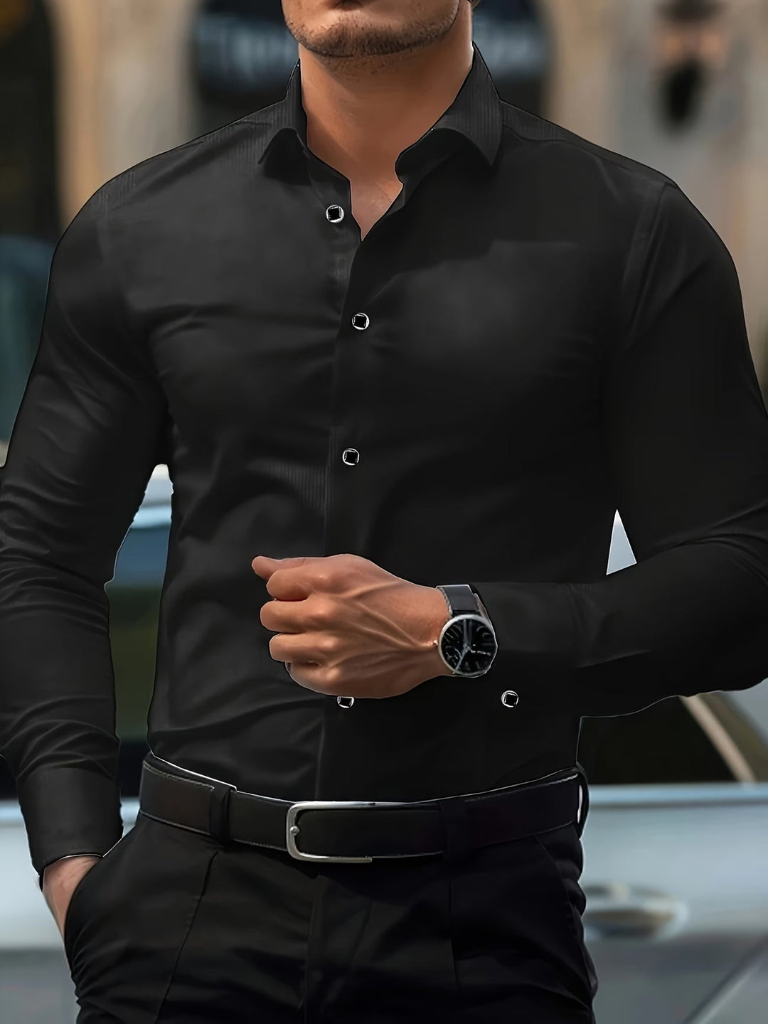 Alistair | Refined Long Sleeve Dress Shirt