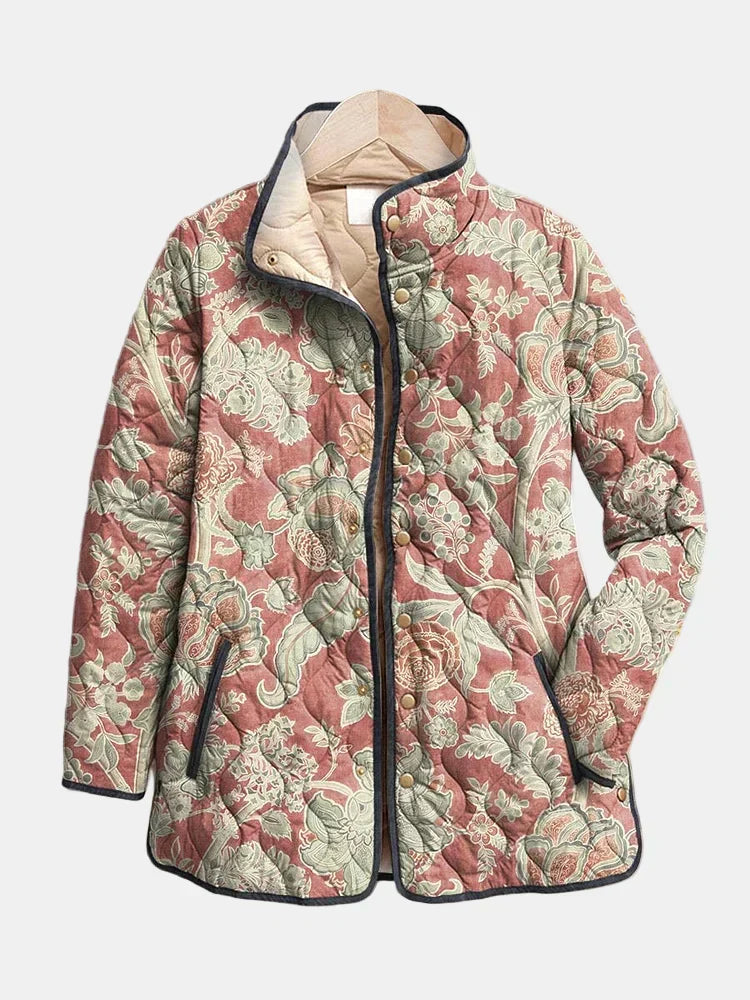 Rosamund | Vintage Floral Quilted Jacket