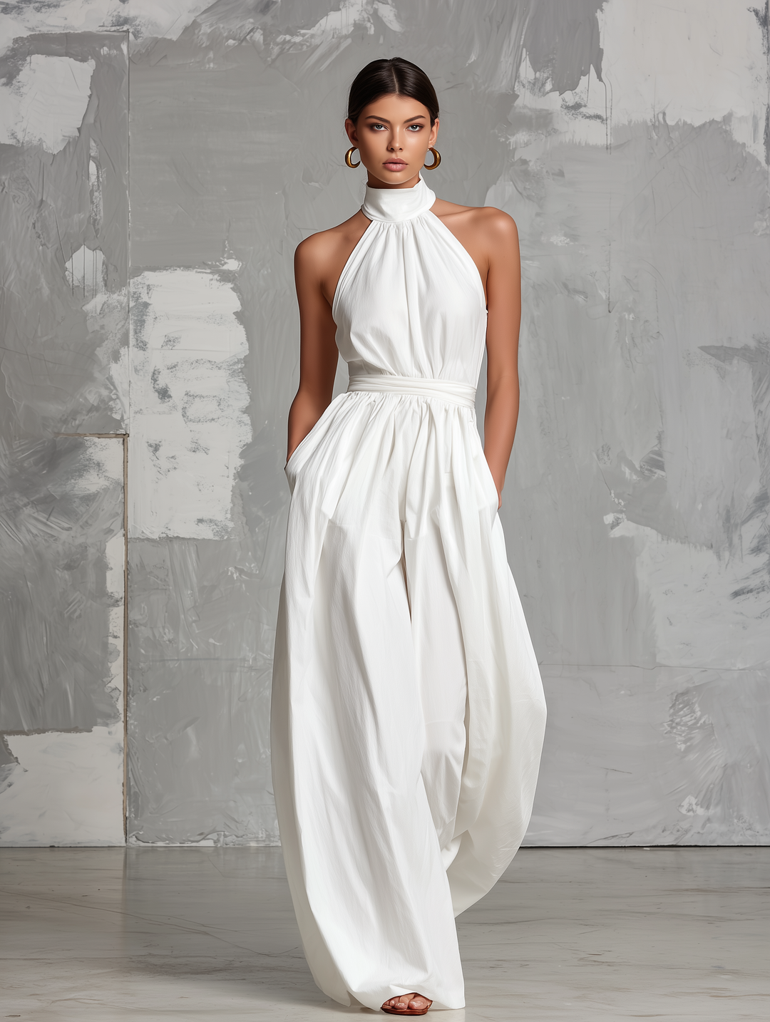 Adele | Elegant Halter-Neck Jumpsuit