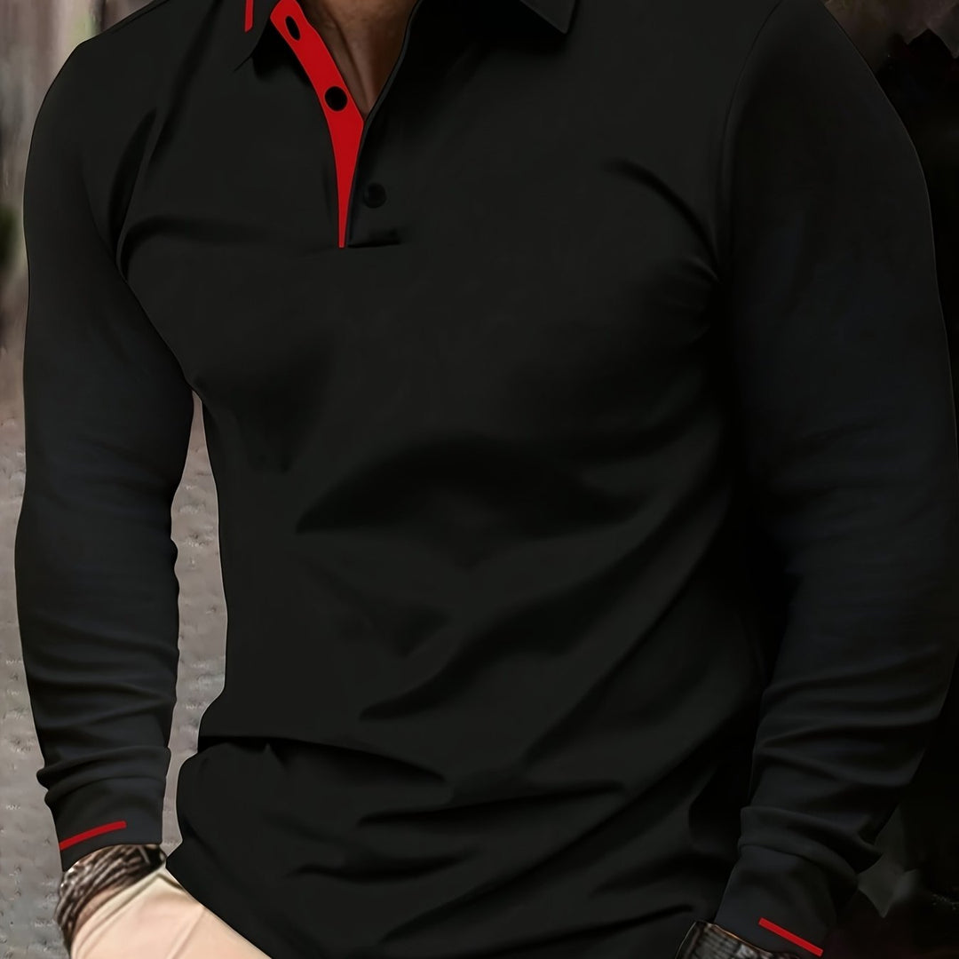 Russell | Refined Long-Sleeve Polo Shirt