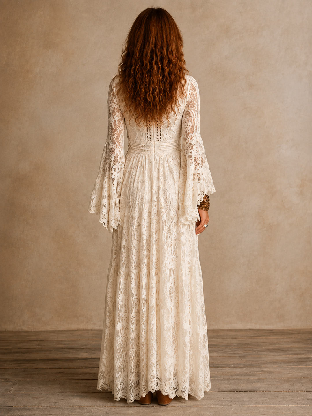 Verona | Bohemian Bell-Sleeve Maxi Dress