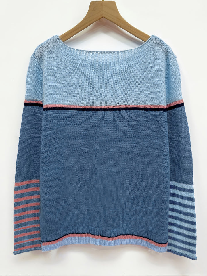Marion | Colour-Block Long Sleeve Jumper