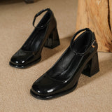 Vera | Refined Ankle-Strap Block Heels