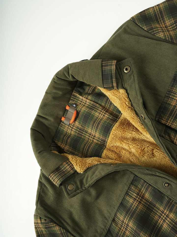 Garrett | Rugged Plaid Overshirt Jacket