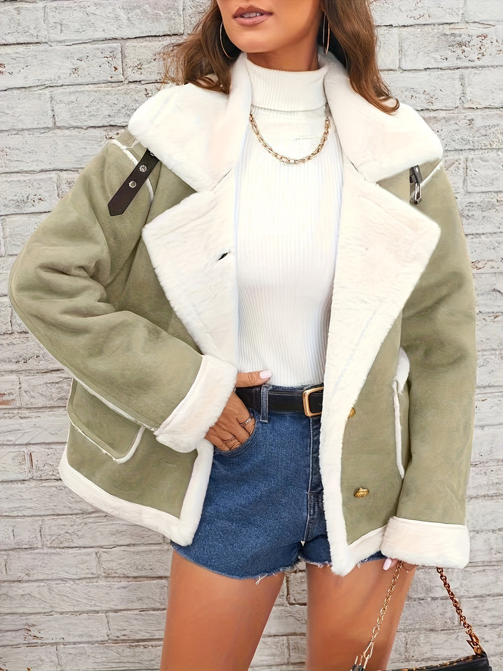 Cordelia | Cosy Shearling-Trim Jacket