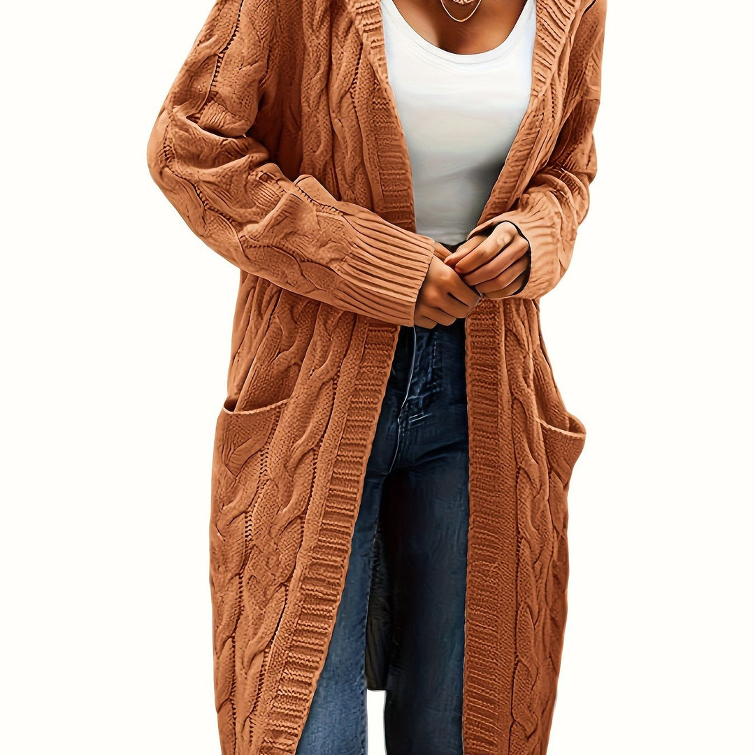 Rosanna | Longline Cable-Knit Cardigan