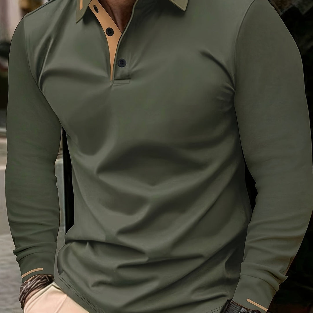 Russell | Refined Long-Sleeve Polo Shirt