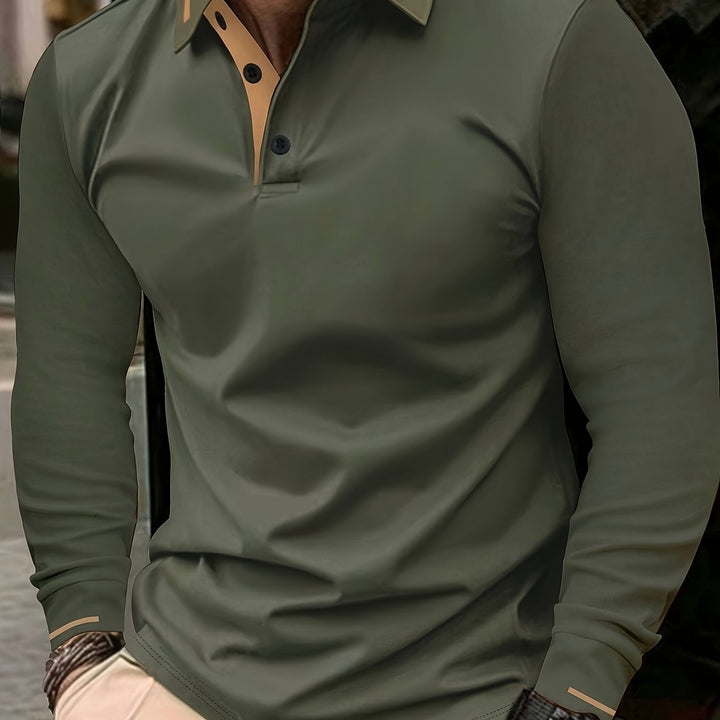 Russell | Refined Long-Sleeve Polo Shirt