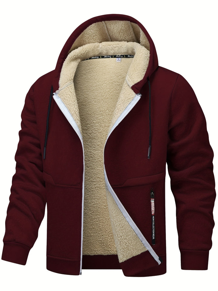 Leonard | Cosy Hooded Zip-Up Jacket