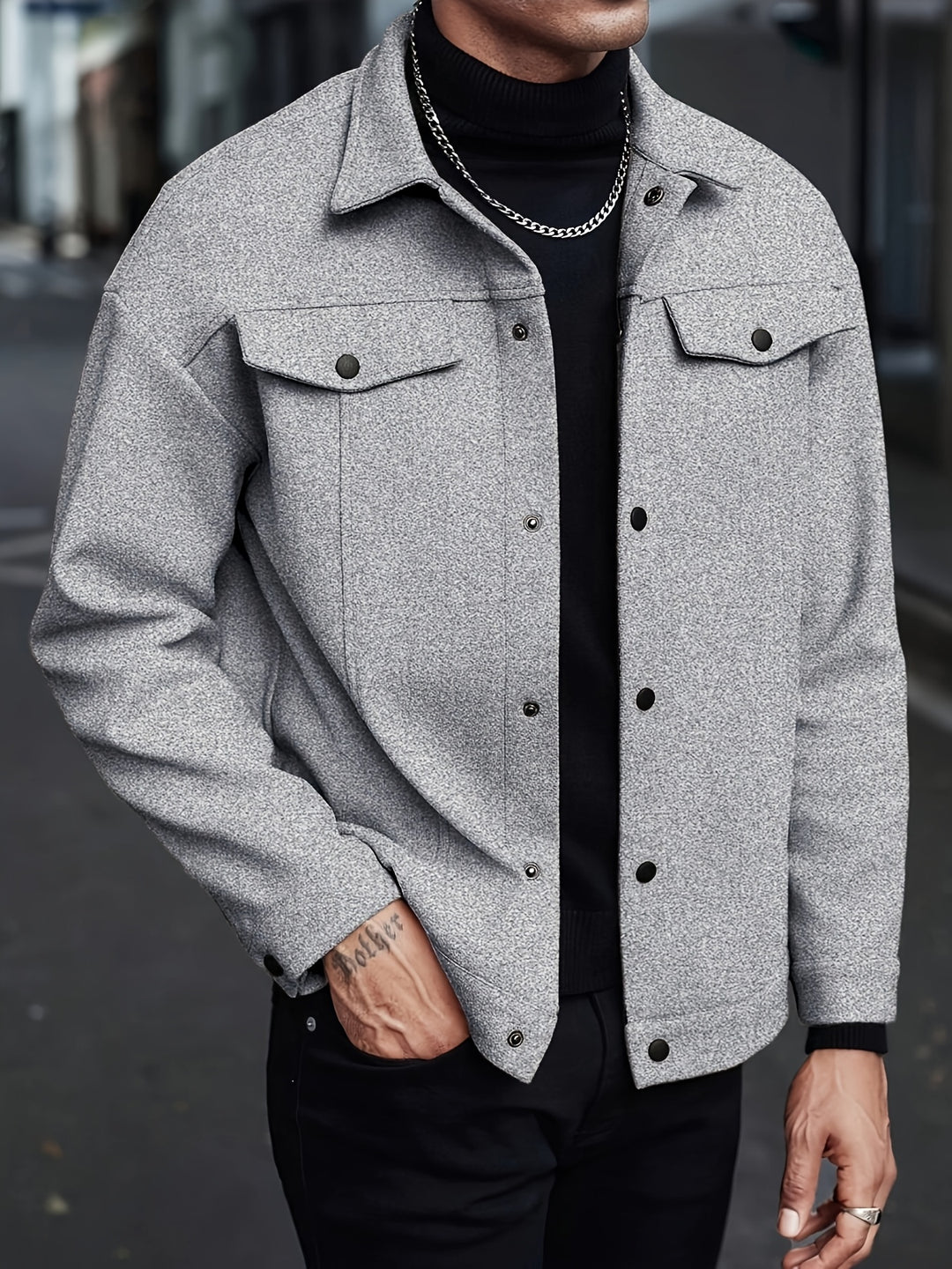 Nathaniel | Classic Button-Up Jacket