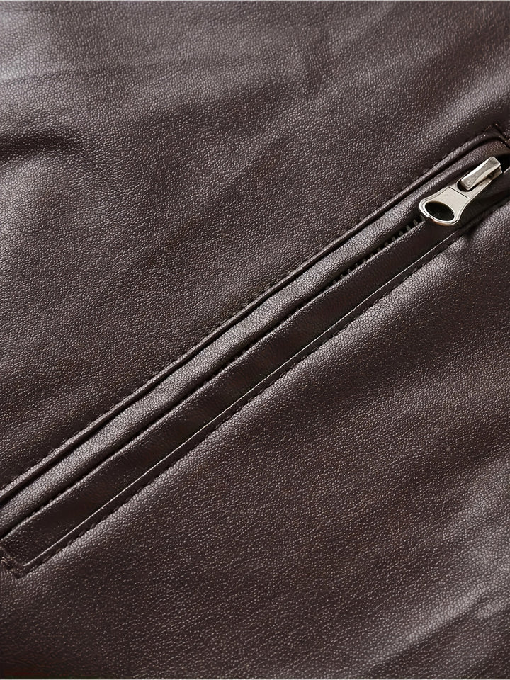 Roland | Stand-Collar Moto Jacket