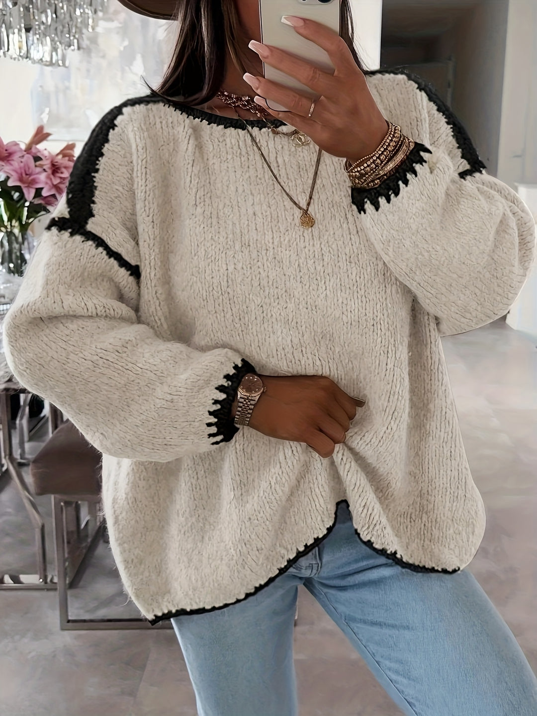 Marlene | Relaxed Boat Neck Sweater