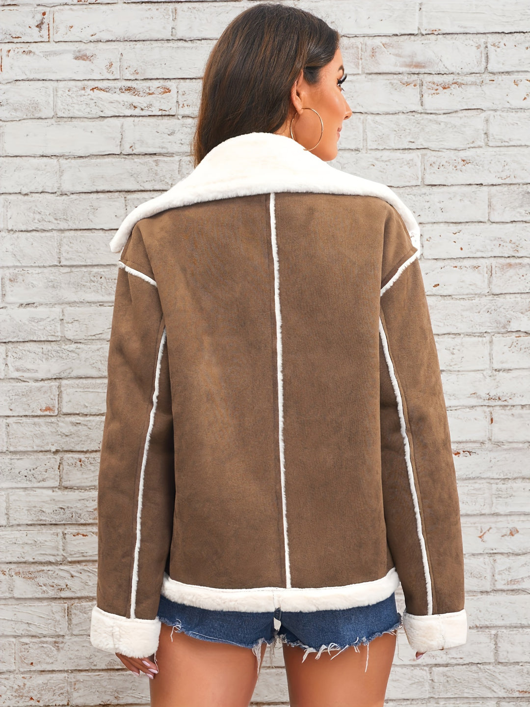 Cordelia | Cosy Shearling-Trim Jacket