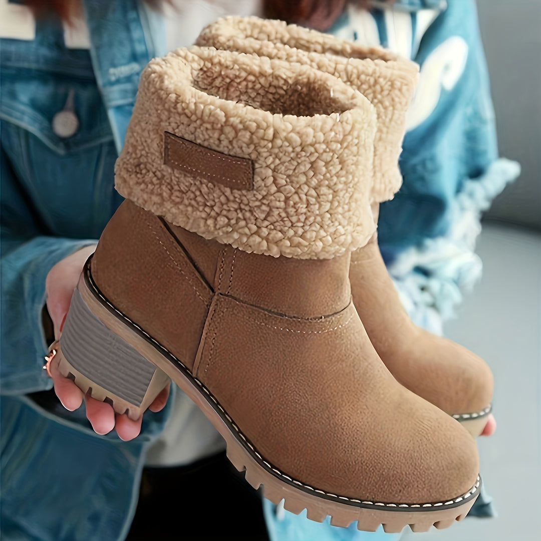 Rita | Cosy Cuffed Ankle Boots