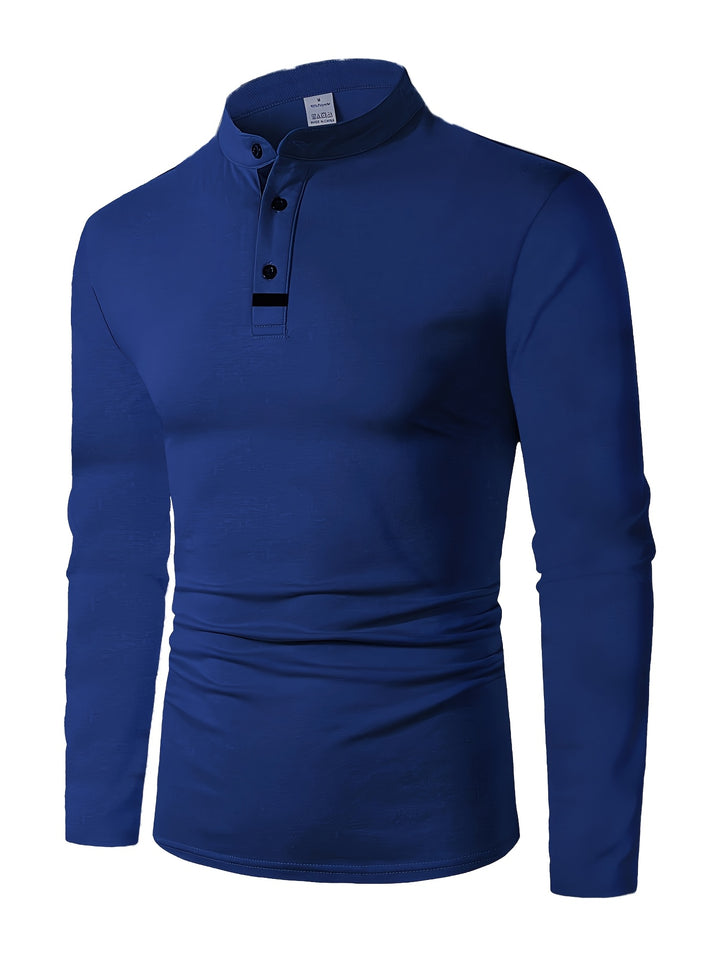 Clayton | Refined Long-Sleeve Polo Shirt