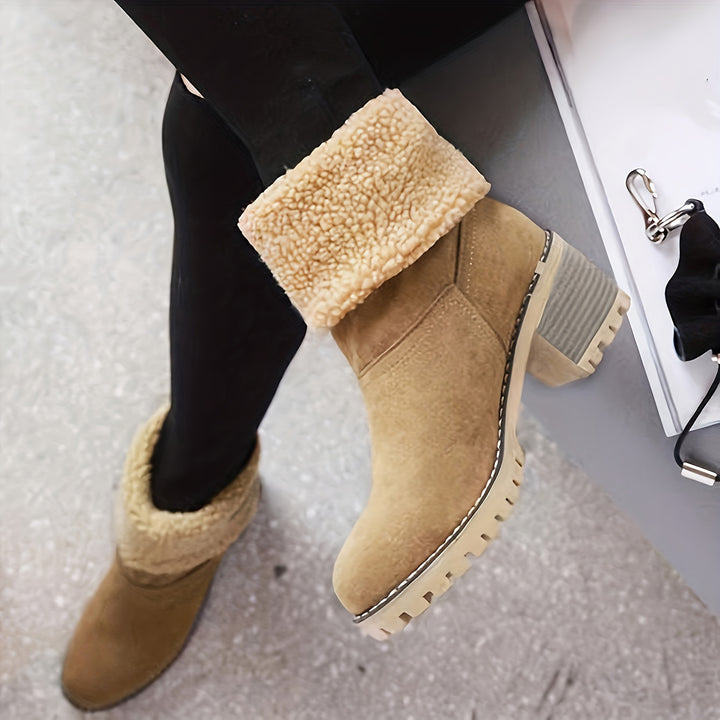 Rita | Cosy Cuffed Ankle Boots