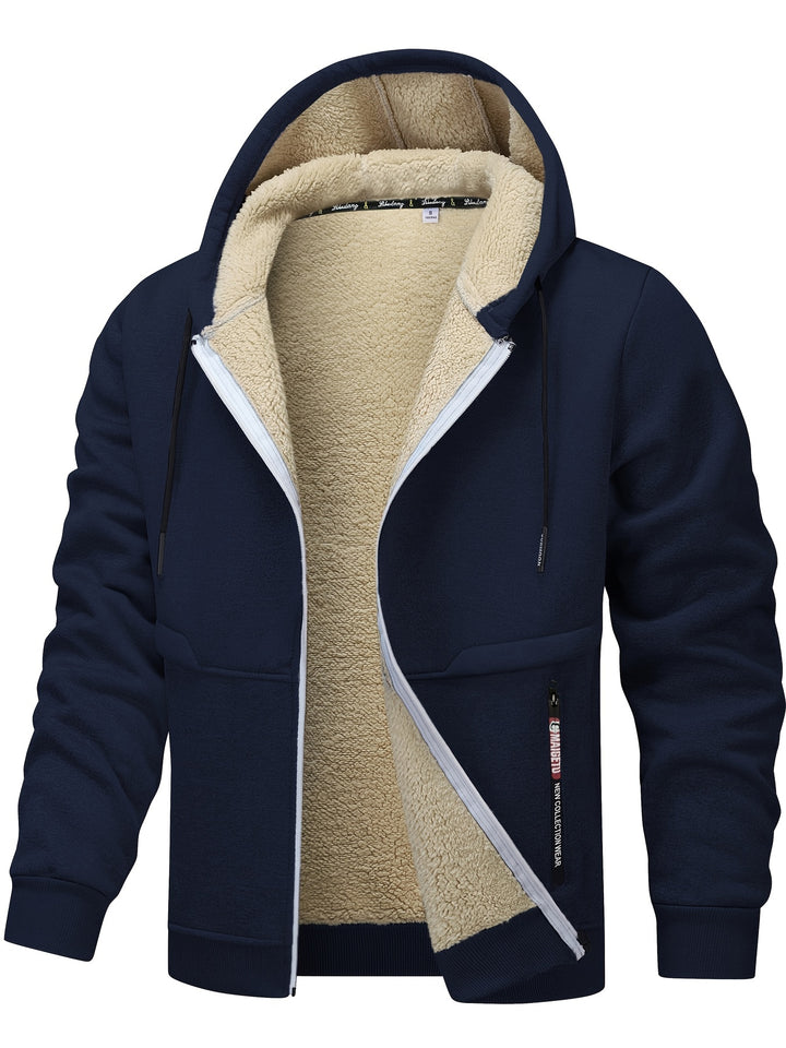 Leonard | Cosy Hooded Zip-Up Jacket