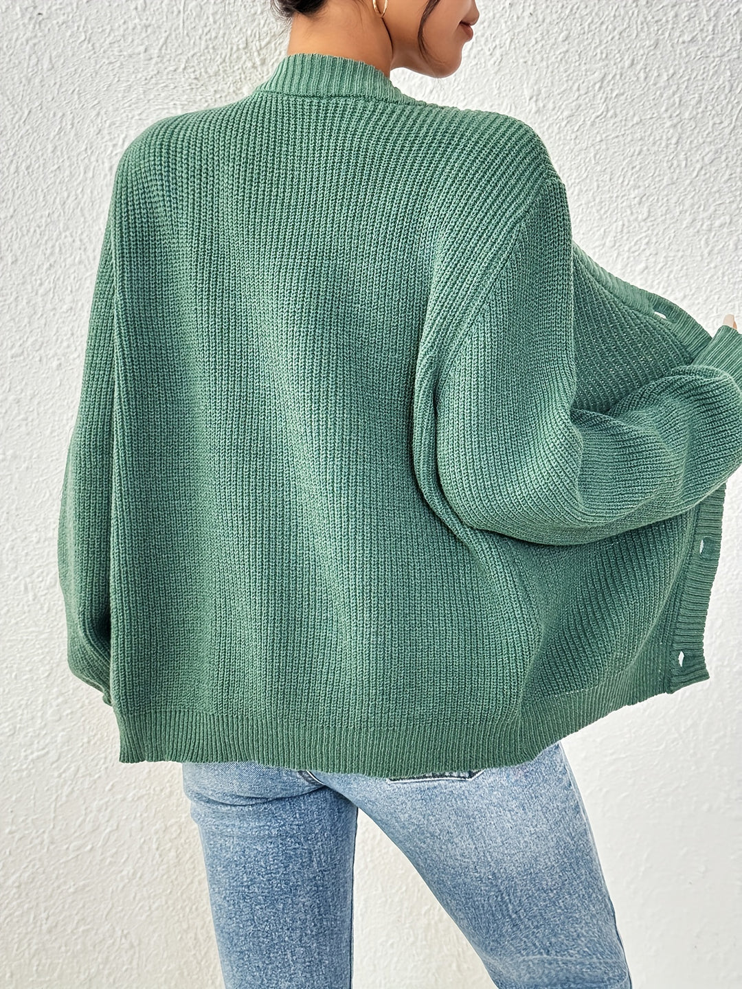 Rosemary | Chunky-Knit Button Cardigan