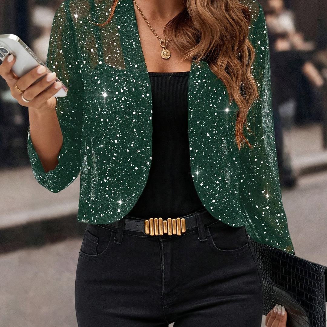 Sienna | Sparkling Cropped Jacket