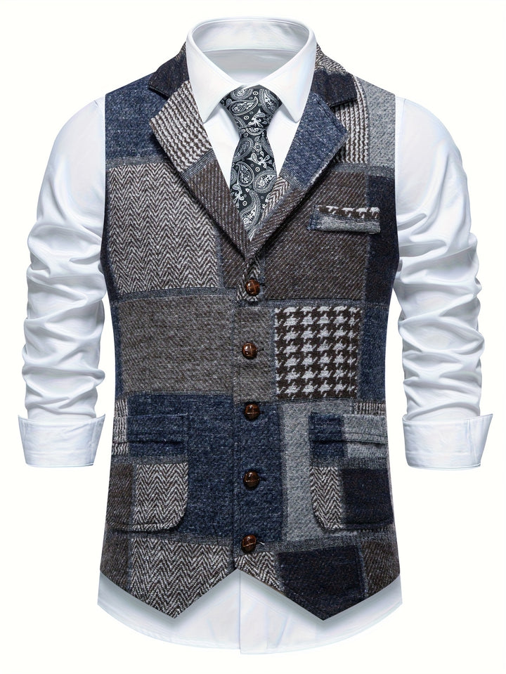 Edmund | Heritage Patchwork Waistcoat