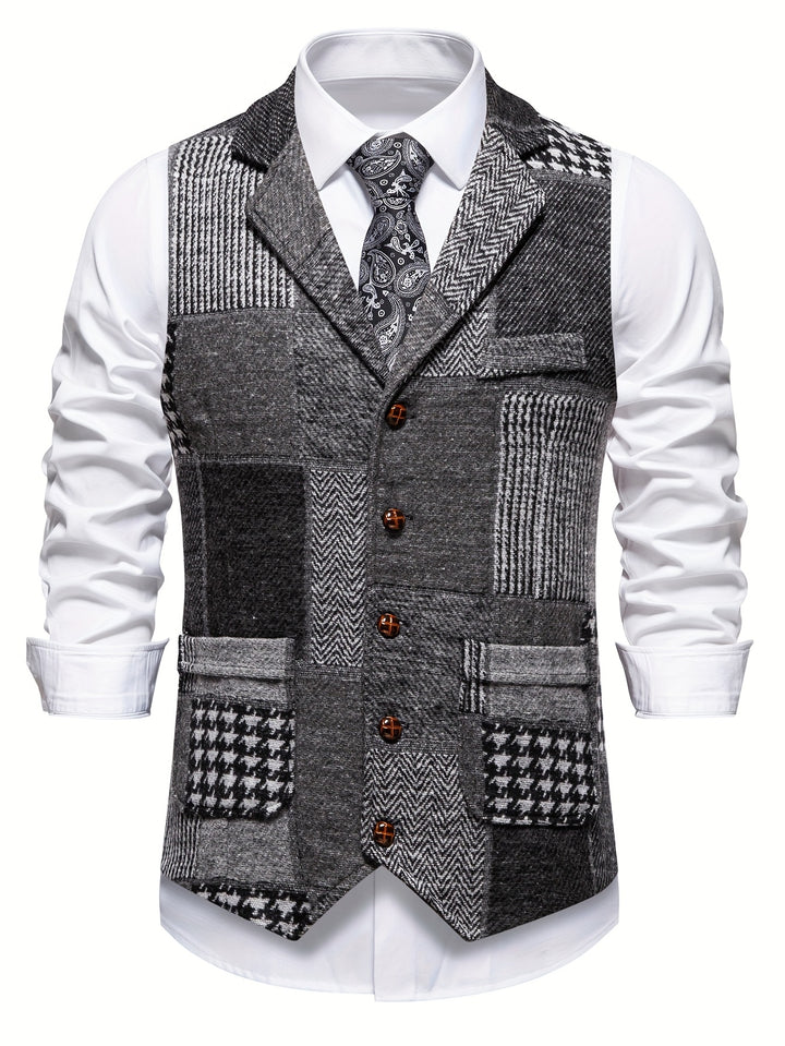 Edmund | Heritage Patchwork Waistcoat