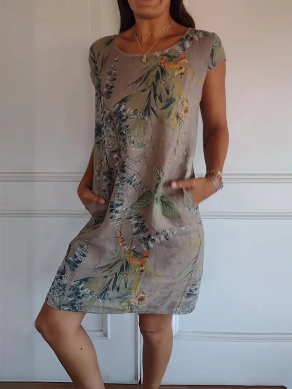 Suzanne | Botanical Print Summer Dress