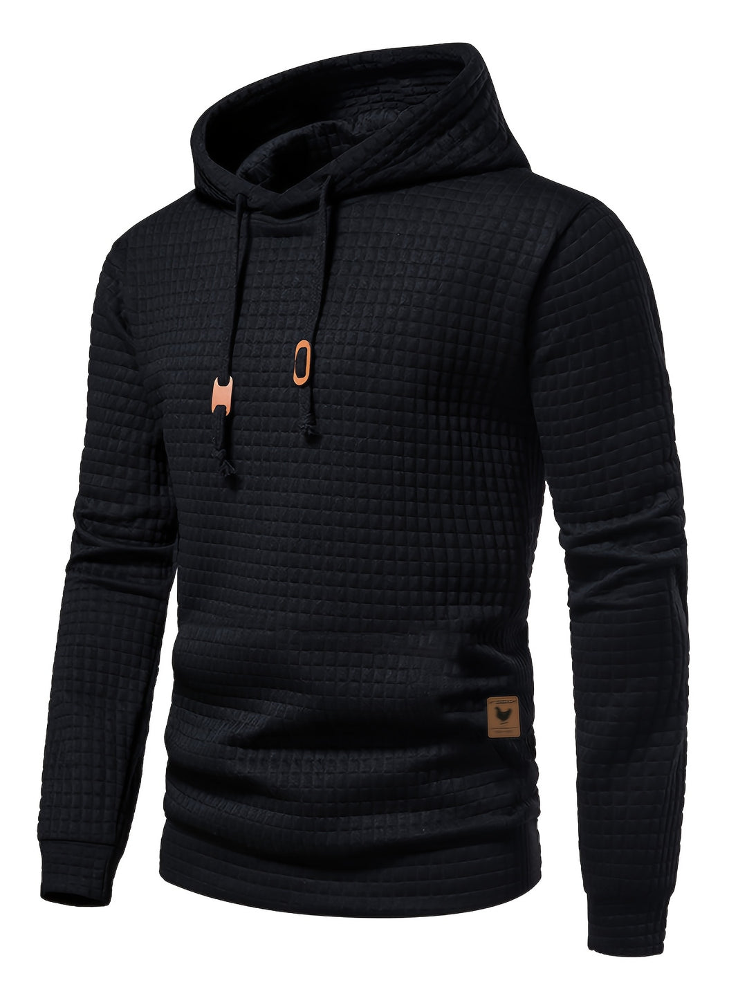Nolan | Textured Waffle Hoodie