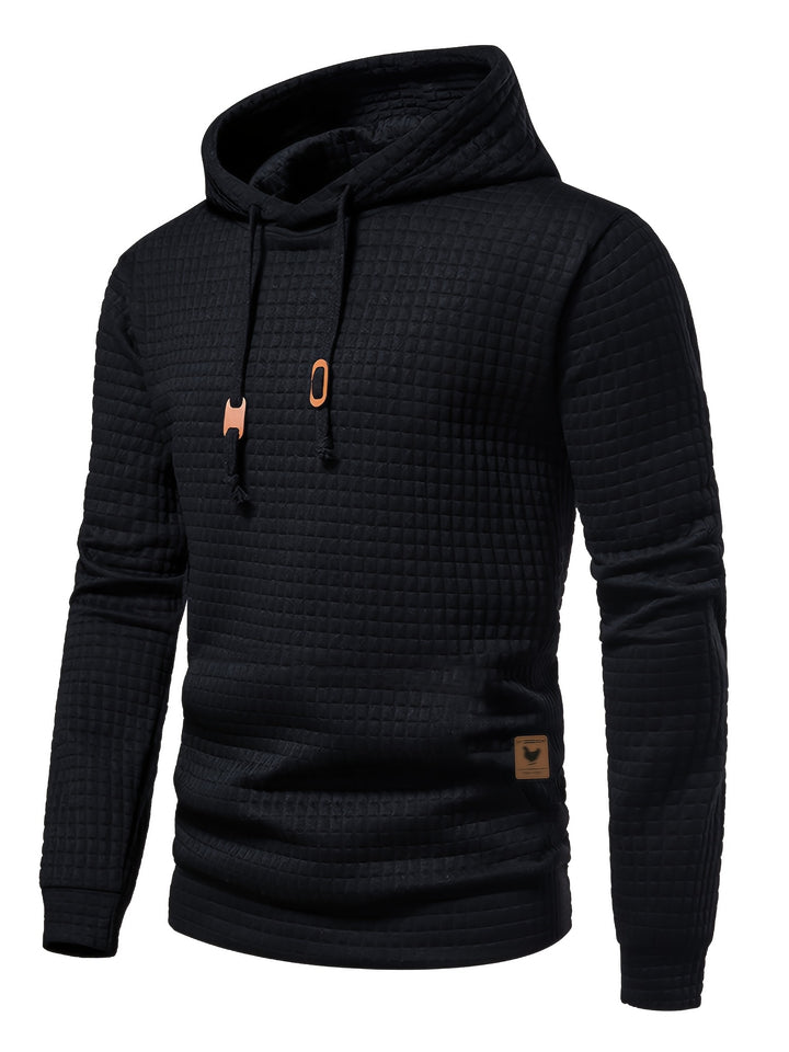 Nolan | Textured Waffle Hoodie