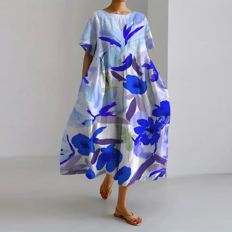 Jocelyn | Artful Floral Summer Dress
